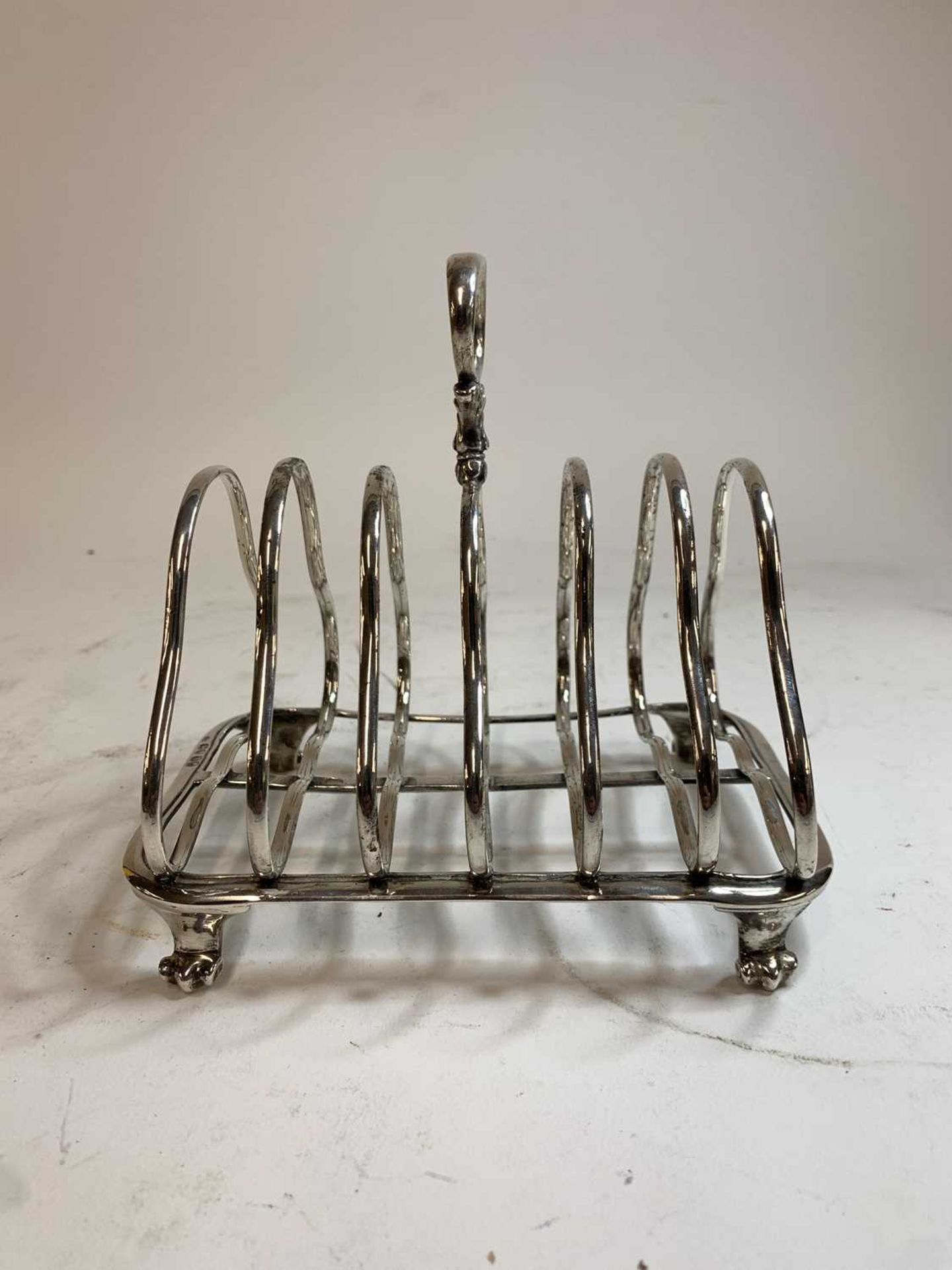 A Victorian six-division toast rack, - Image 9 of 11