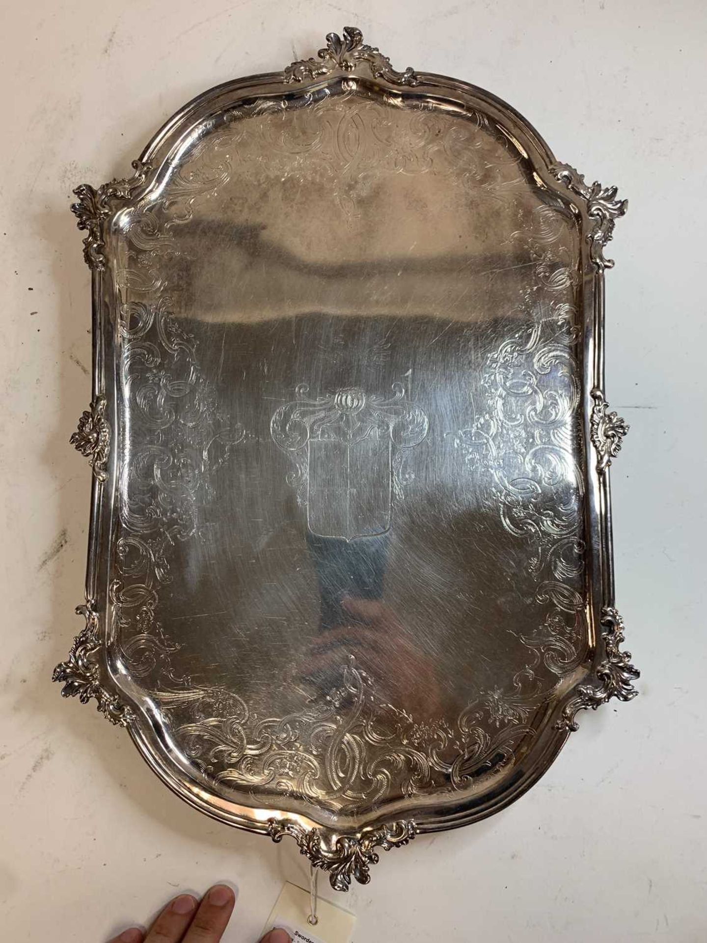 A Dutch silver tray, - Image 10 of 11