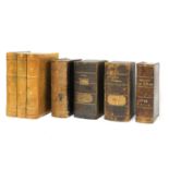 Five book boxes,