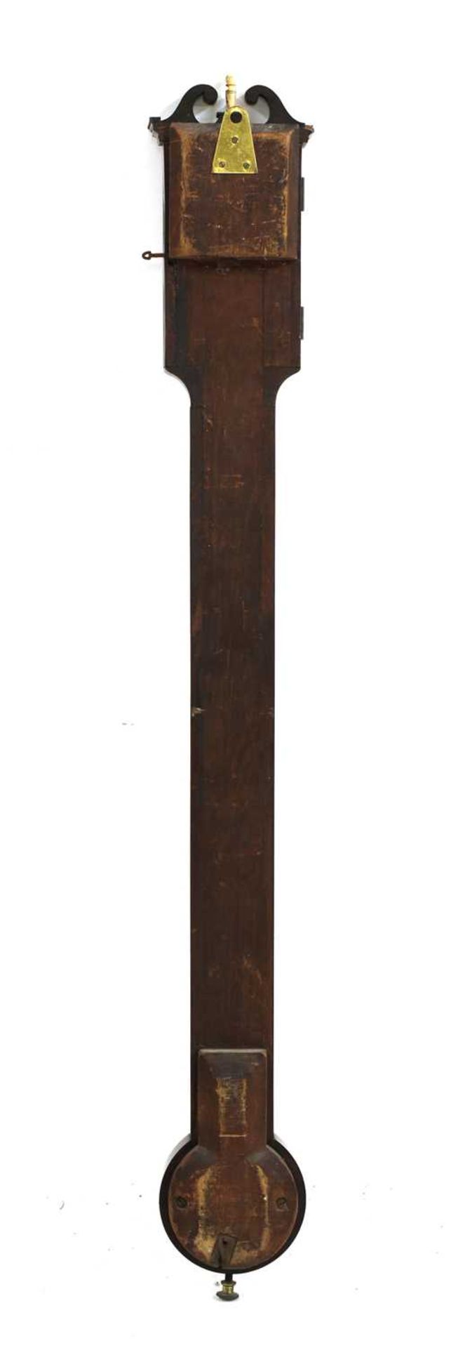 A George III mahogany stick barometer, - Bild 4 aus 4