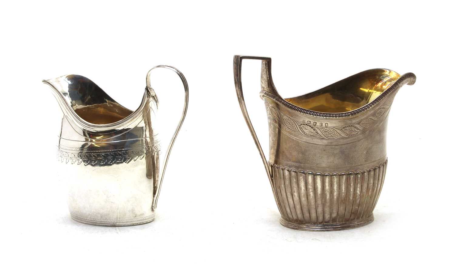 A George III silver cream jug, - Image 2 of 2