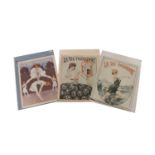 A collection of six coloured front cover original prints of 'La Vie Parisienne',