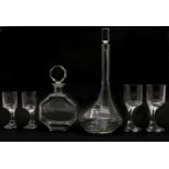 A collection of Baccarat 'Narcisse' pattern glassware,