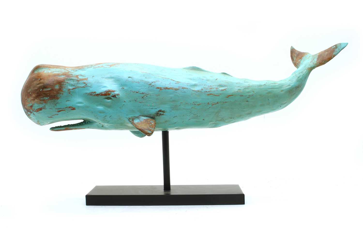 A painted model of a sperm whale, - Image 2 of 2