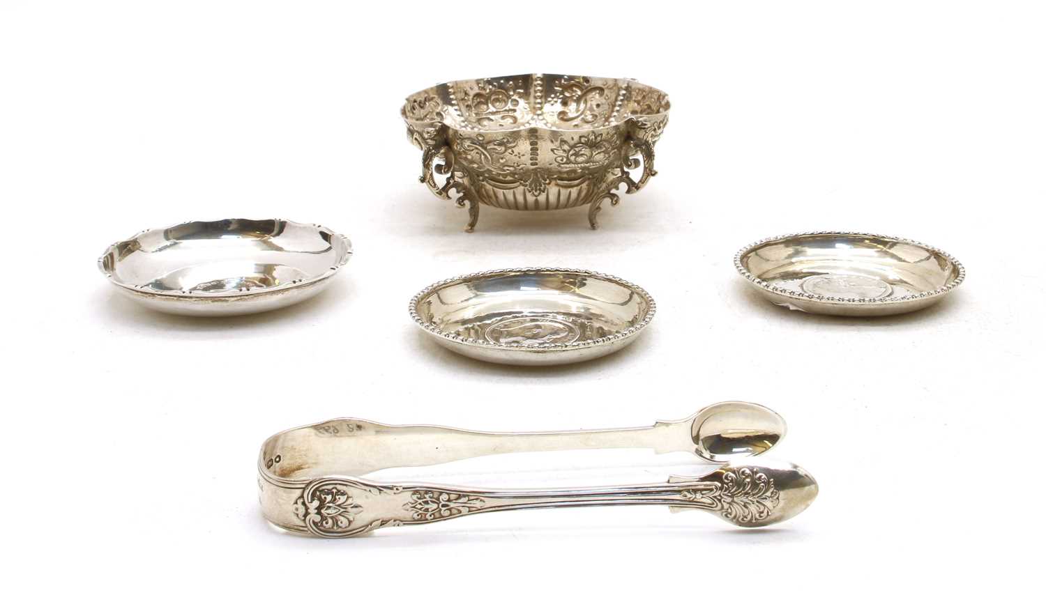 A late Victorian silver bon bon dish, London 1891 - Image 2 of 2