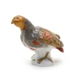 A Meissen figure of an English Partridge,