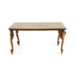 An Anglo Indian coffee table,