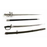 A 19th century cavalry sword,