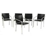 A set of five 'A901 PF' stacking chairs,