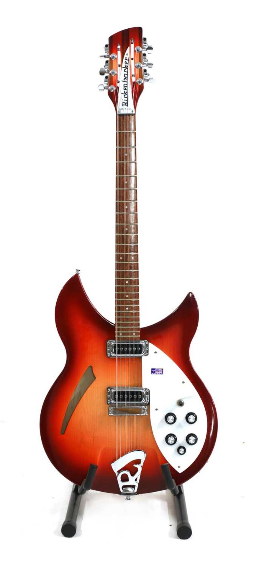 A 2010 Rickenbacker 330/12 Fireglo 12 string guitar,