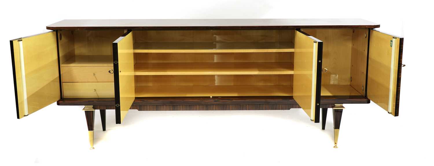 A French lacquered Macassar ebony sideboard, - Image 2 of 12