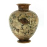 A Martin Brothers' stoneware aquatic vase,