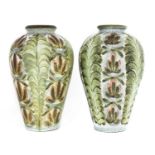 Two Denby stoneware vases,