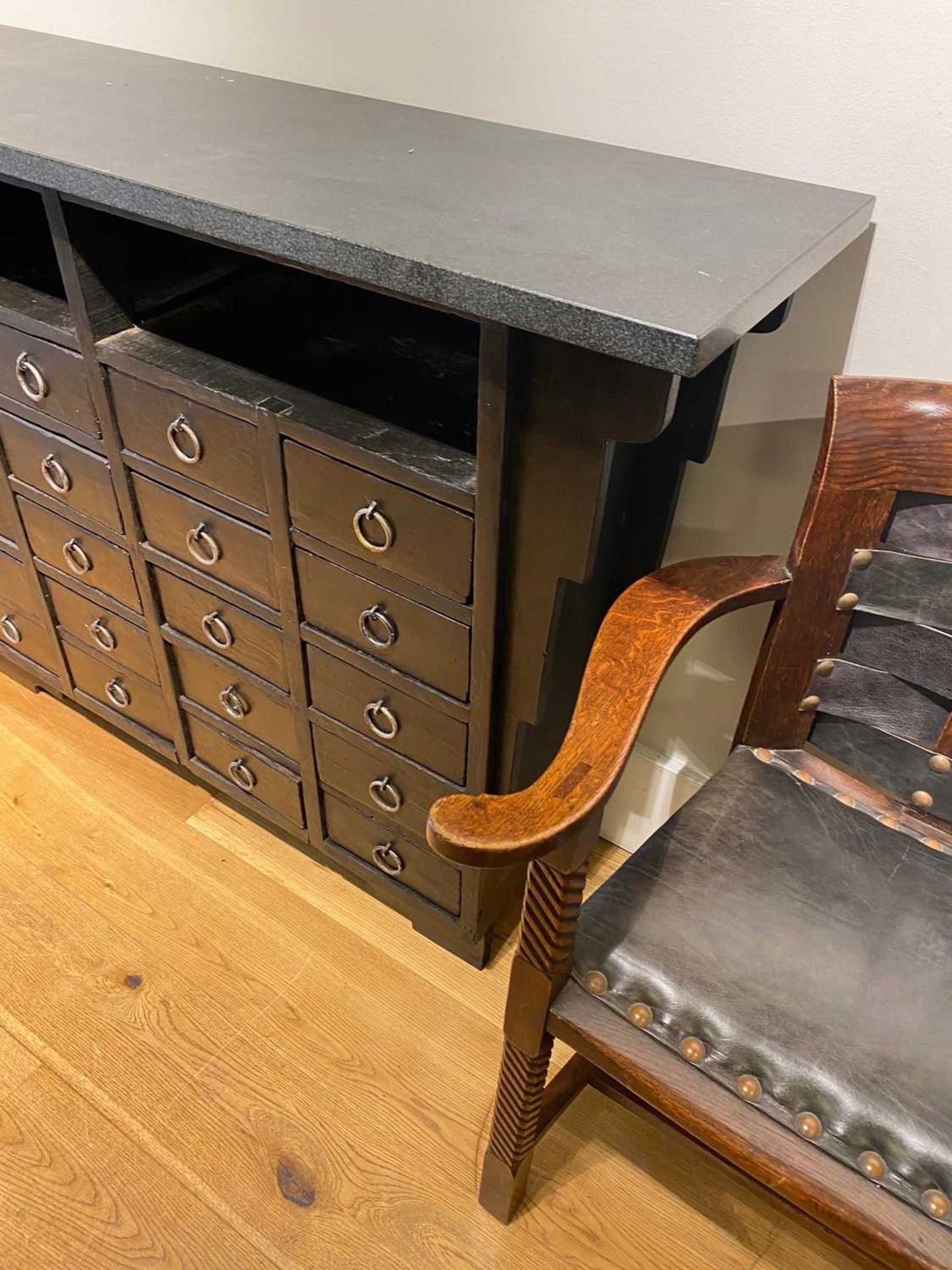 A French industrial chest of twenty drawers, - Image 4 of 9