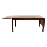 A Danish rosewood dining table, §