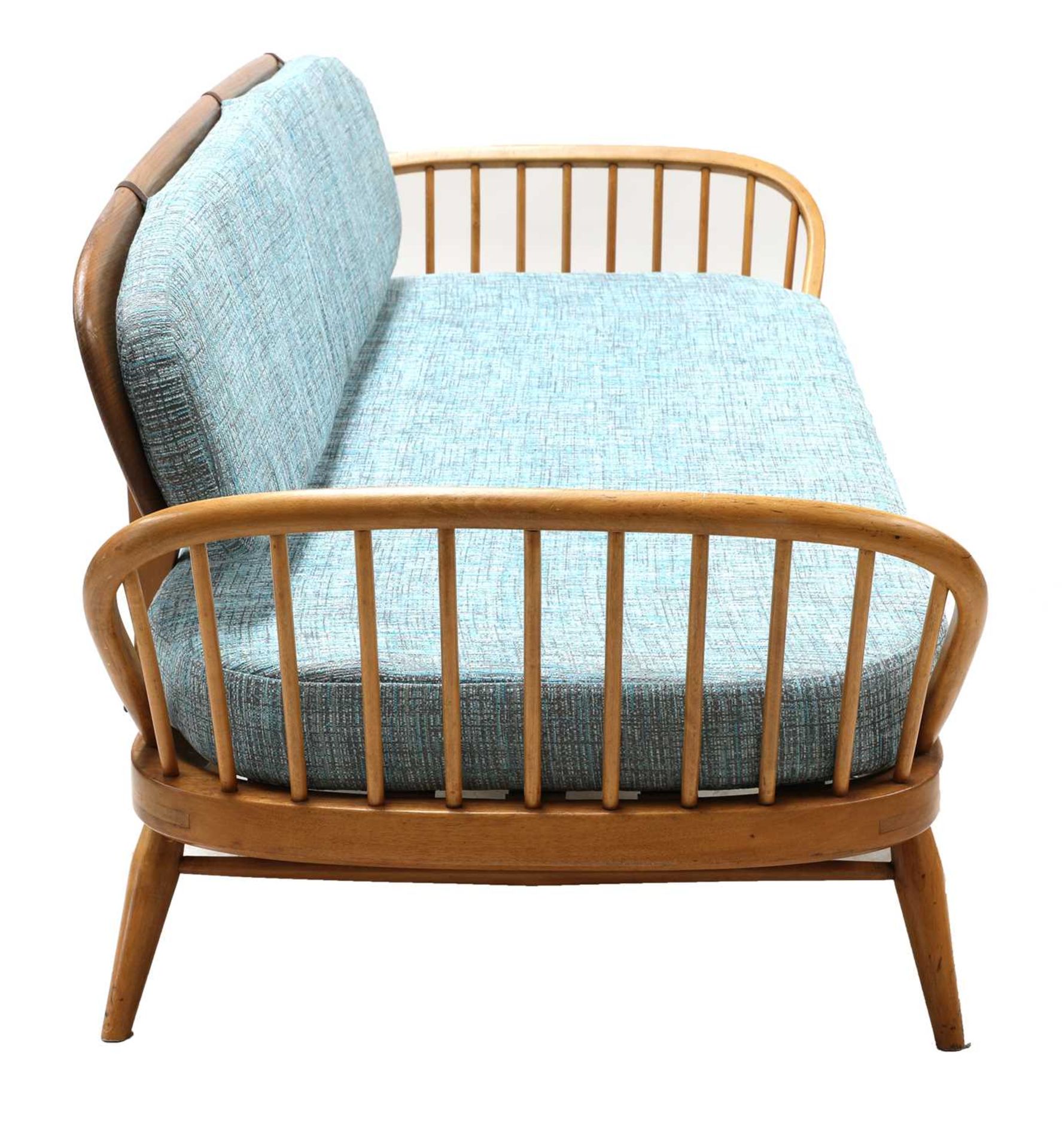 An Ercol light elm studio settee/daybed, - Image 3 of 11