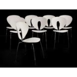 A set of eight Globus 200 chairs,