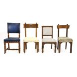 Four architect-designed chairs,