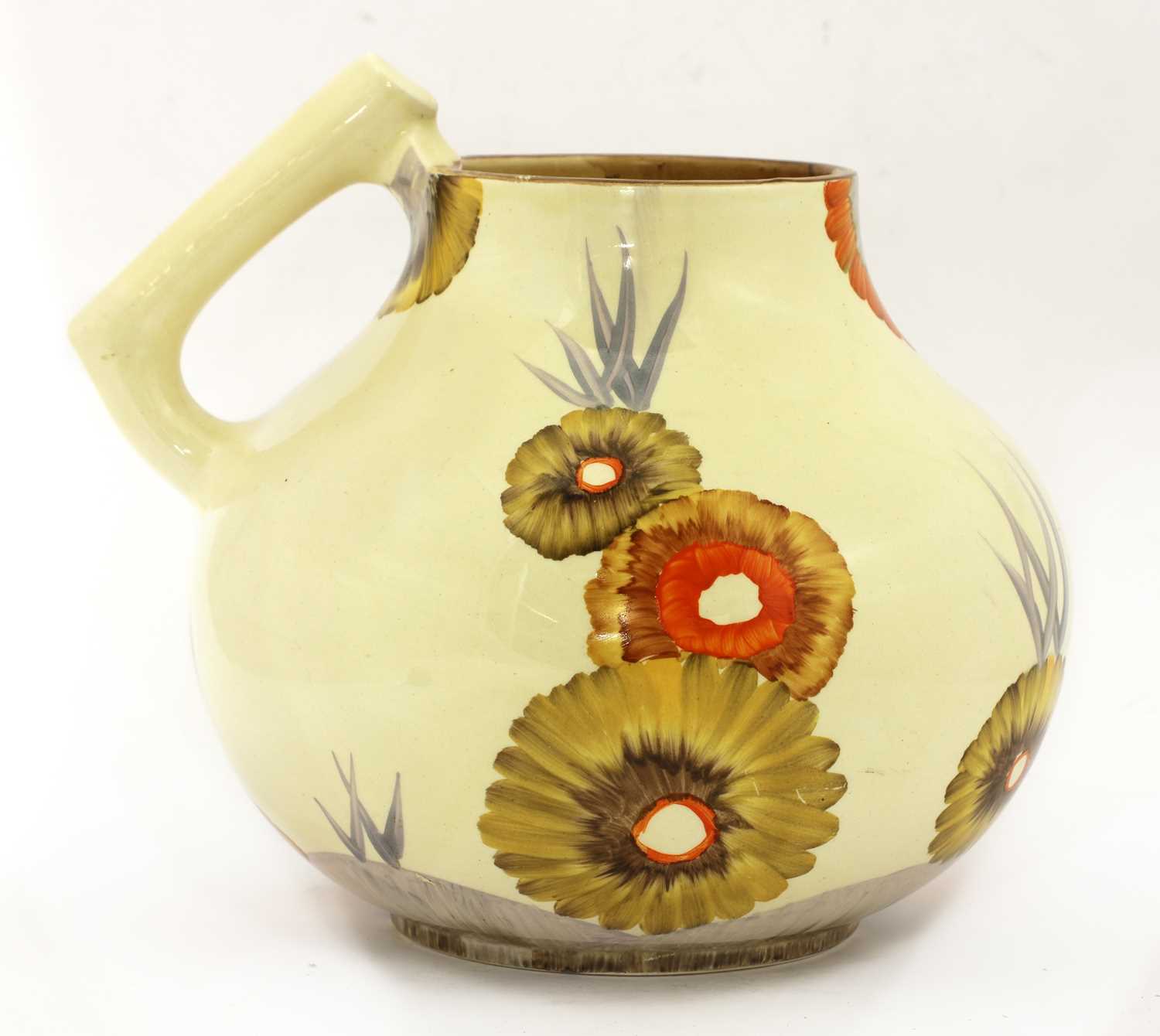 A Clarice Cliff 'Rhodanthe' jug, - Image 2 of 3