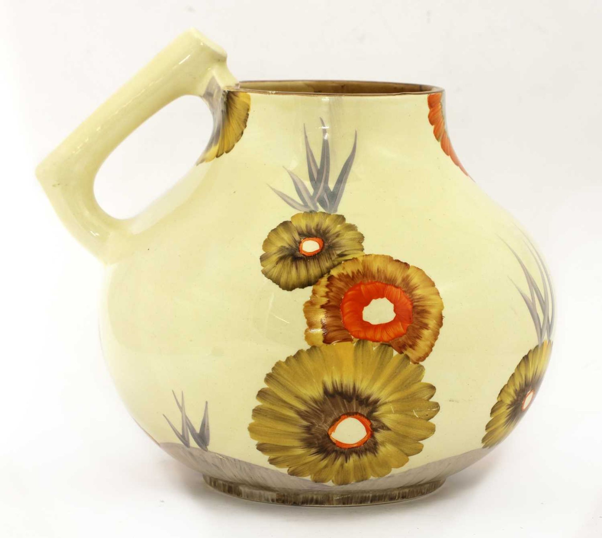 A Clarice Cliff 'Rhodanthe' jug, - Bild 2 aus 3