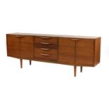 A teak sideboard,