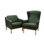 Two Danish armchairs,