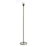 A brass standard lamp,