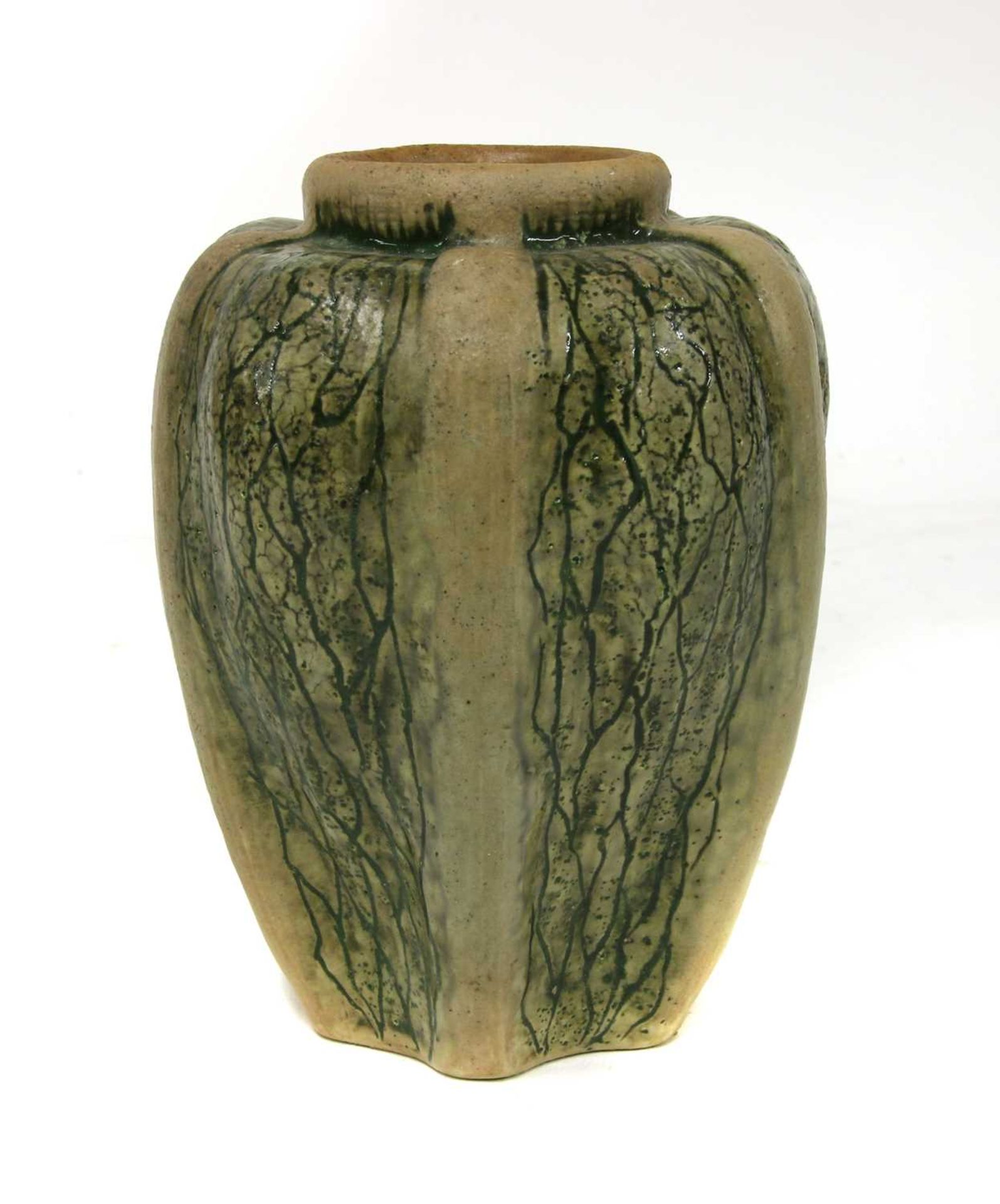 A Martin Brothers' stoneware gourd vase,