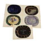 Four Pablo Picasso dish designs,