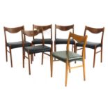 A set of six teak 'GS61' dining chairs,