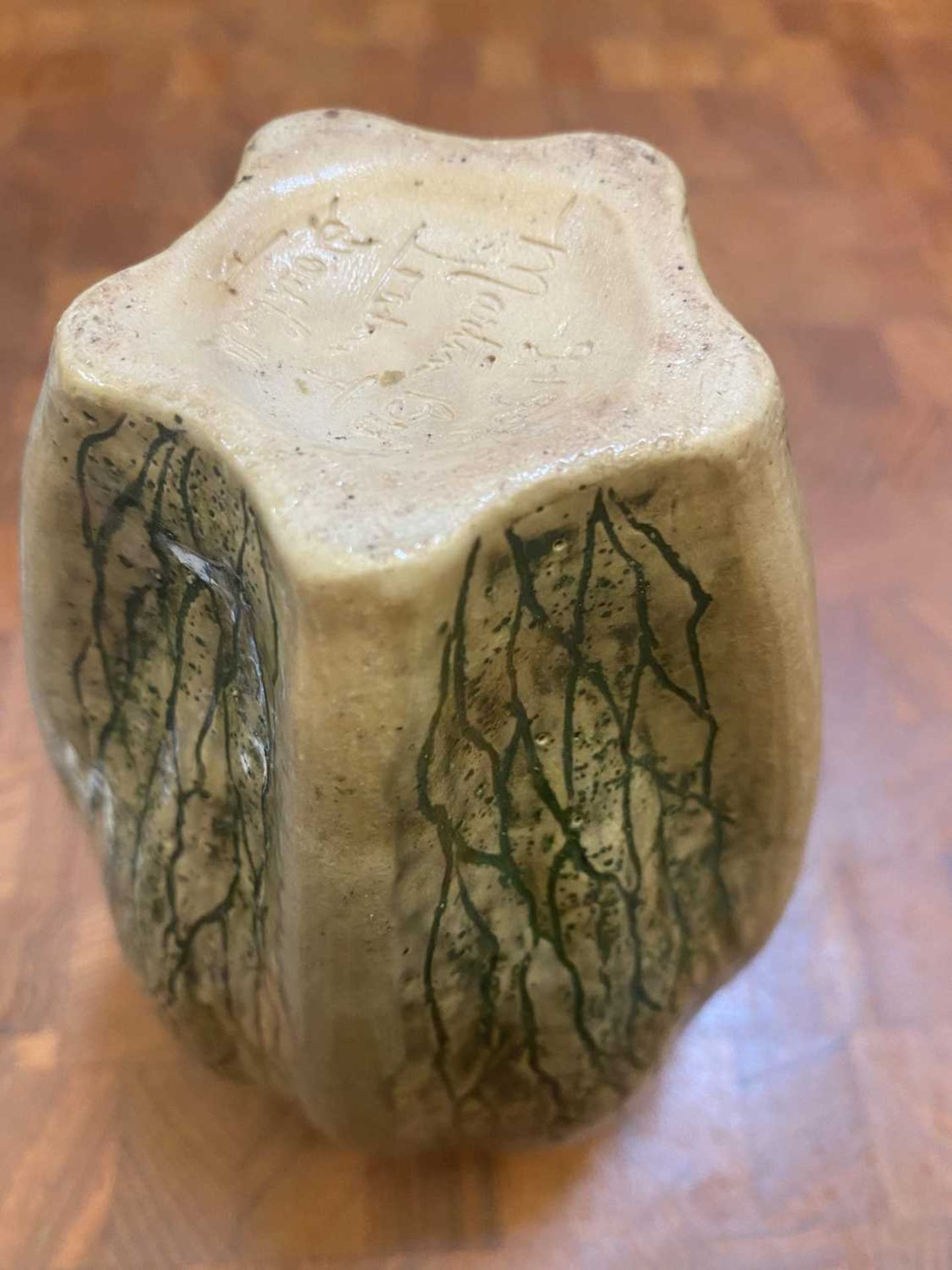 A Martin Brothers' stoneware gourd vase, - Bild 9 aus 9