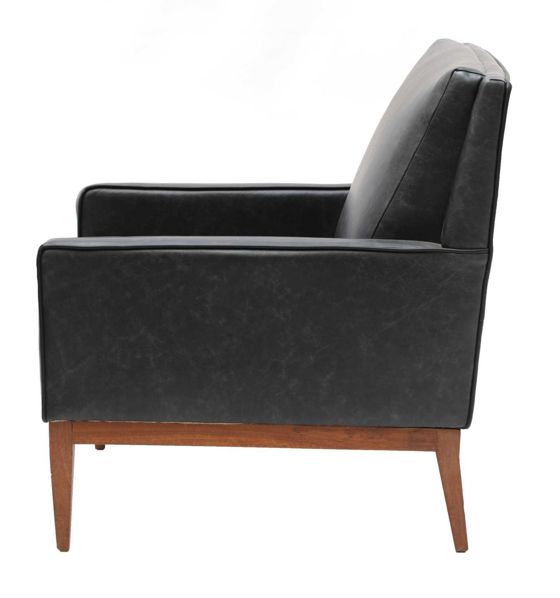 A leather armchair, - Image 2 of 4