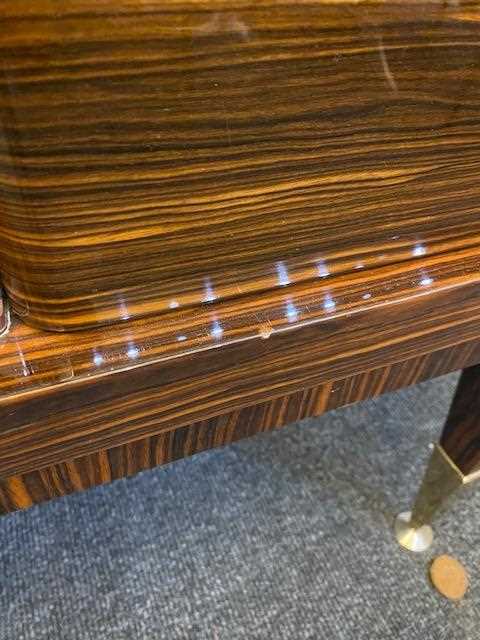 A French lacquered Macassar ebony sideboard, - Image 12 of 12