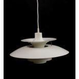 A 'PH5' pendant light,