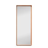 A Danish teak wall mirror,