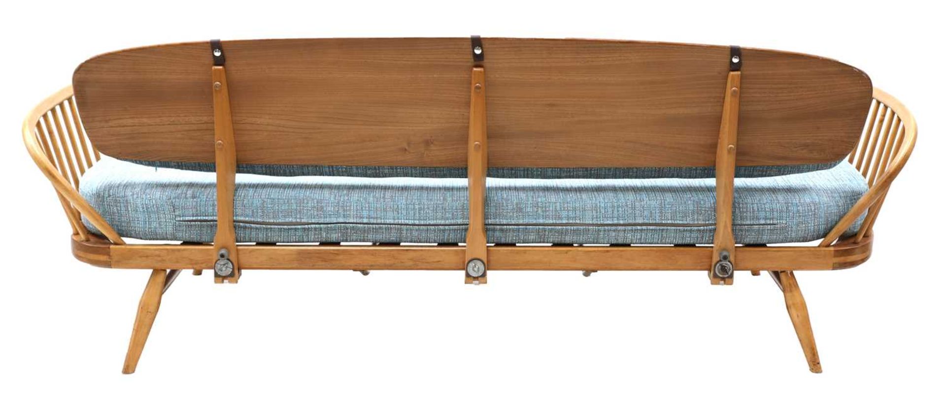 An Ercol light elm studio settee/daybed, - Image 4 of 11