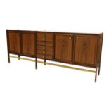 An Italian rosewood and brass mounted sideboard, §