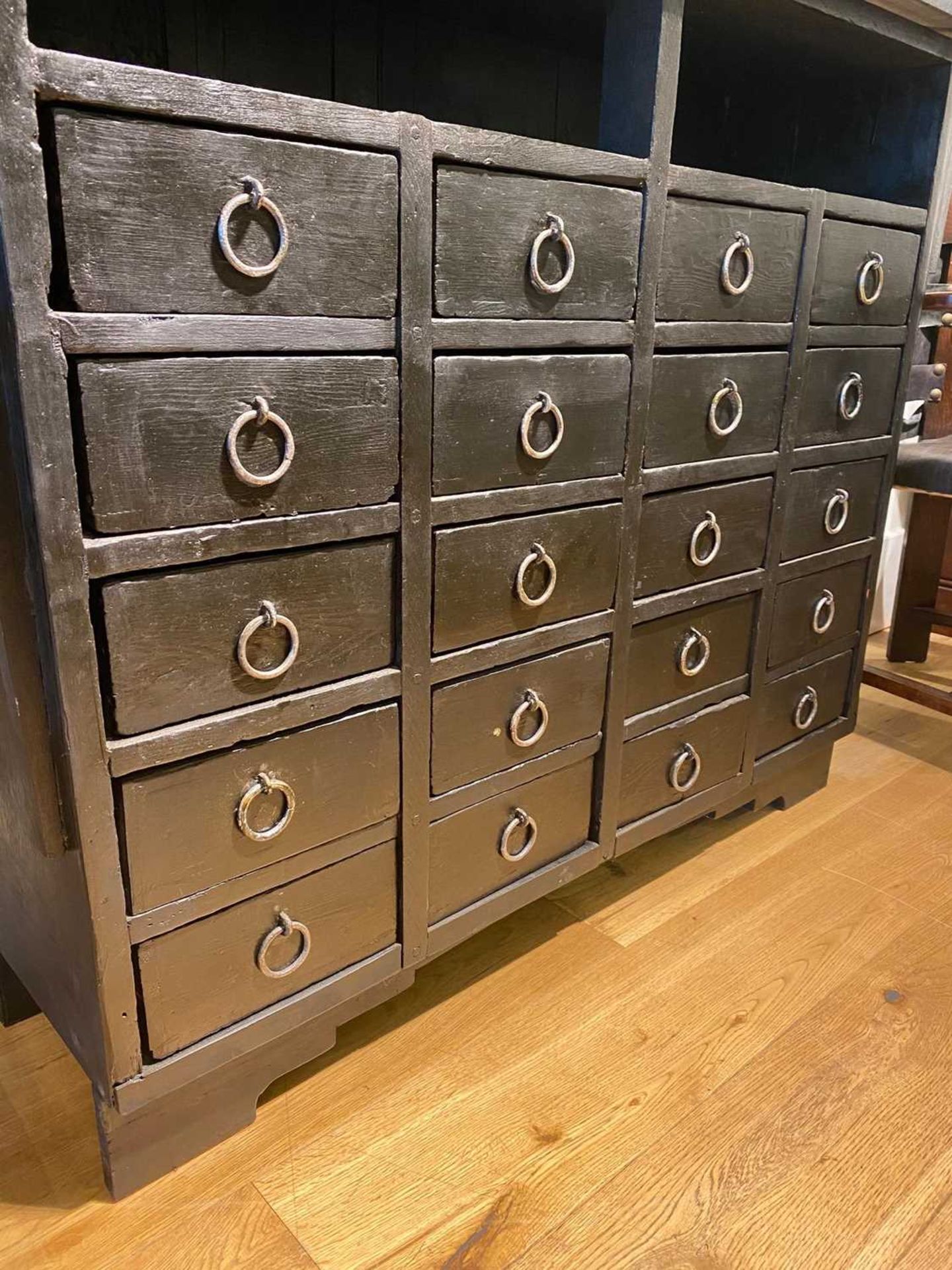 A French industrial chest of twenty drawers, - Bild 8 aus 9