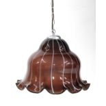 A Murano glass pendant light,