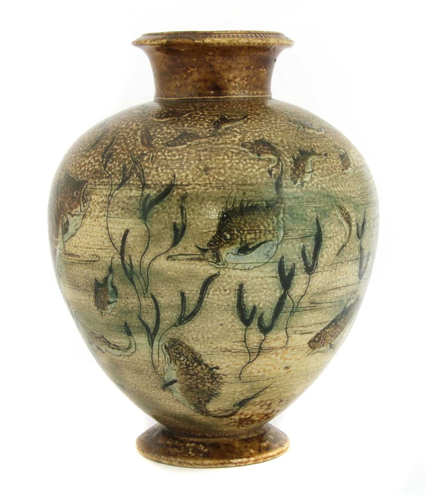 A Martin Brothers' stoneware aquatic vase, - Bild 10 aus 13