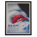 A French 'Blue Velvet' film poster,