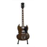 A 1974 Gibson SG guitar,