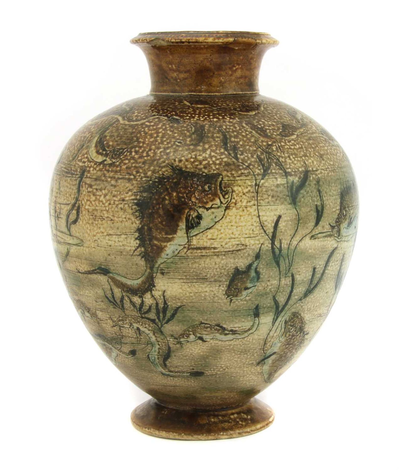 A Martin Brothers' stoneware aquatic vase, - Bild 9 aus 13