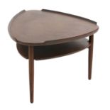 A Swedish teak coffee table,