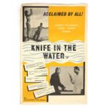 'Knife in the Water' a Roman Polanski film poster,