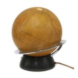 An Art Deco Joseph Lucas globe table lamp,