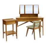 An Heal's maple dressing table,