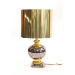 A Maison Charles two-tone table lamp,