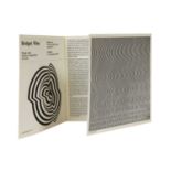 A Bridget Riley 1963 exhibition booklet,