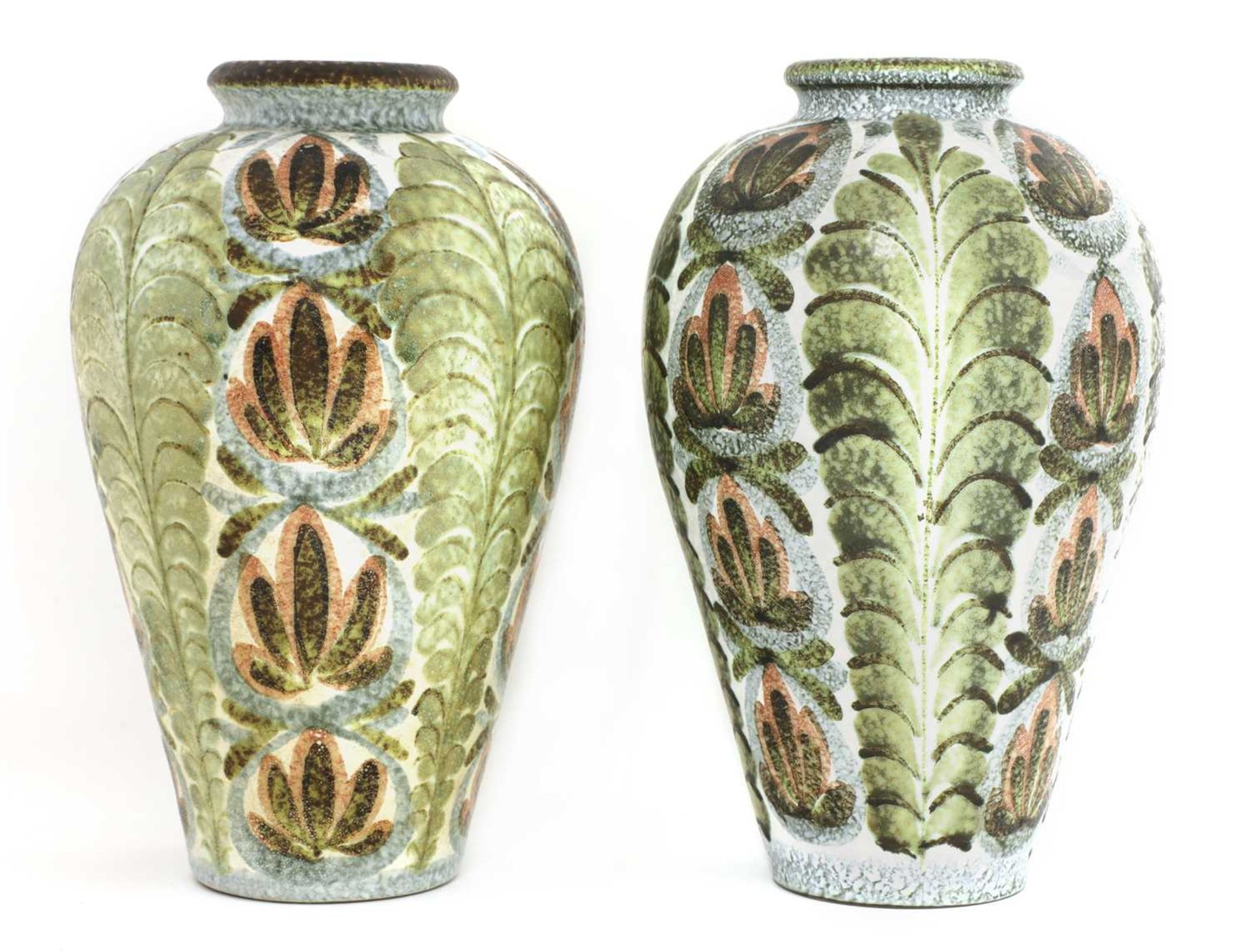 Two Denby stoneware vases, - Image 2 of 3